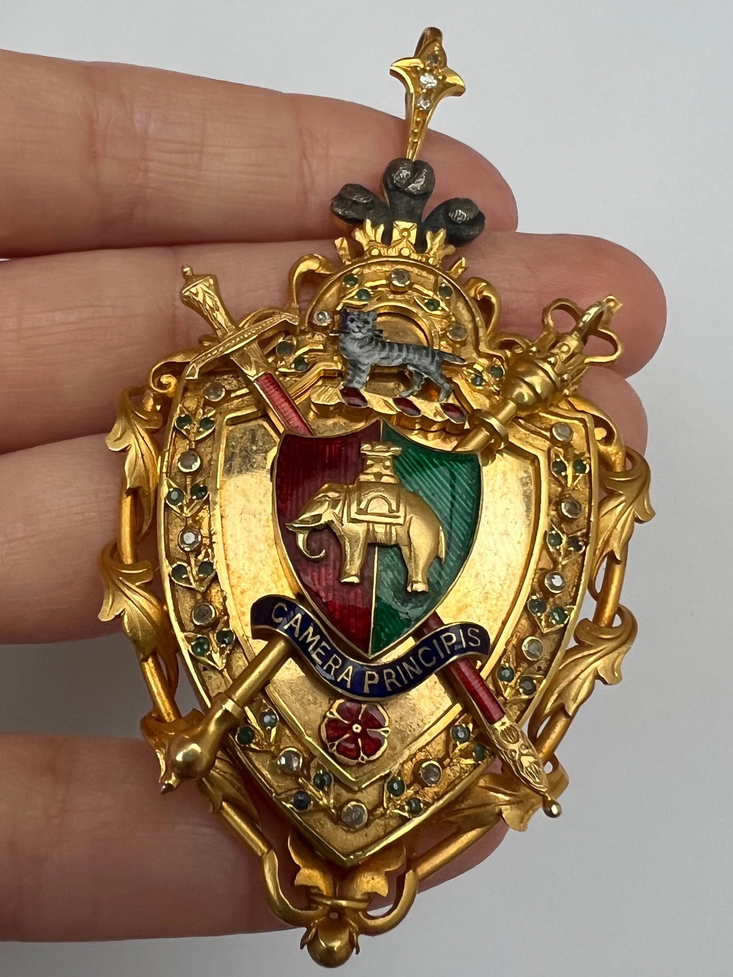 Alderman Fred Lee - Mayor Of Coventry 18ct Solid Gold Mayoral Fob