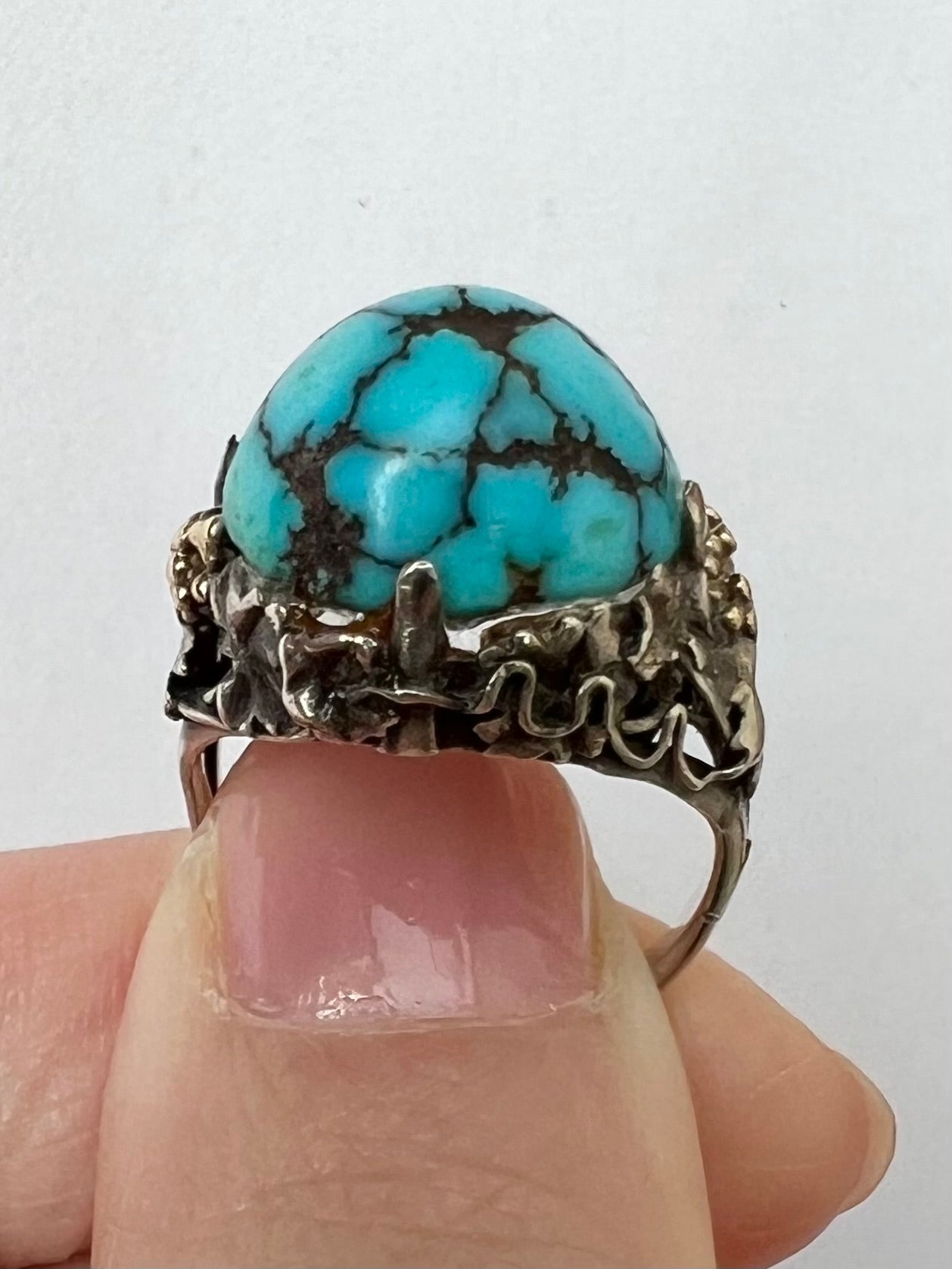 Artificer's Guild Arts & Crafts Turquoise Ring