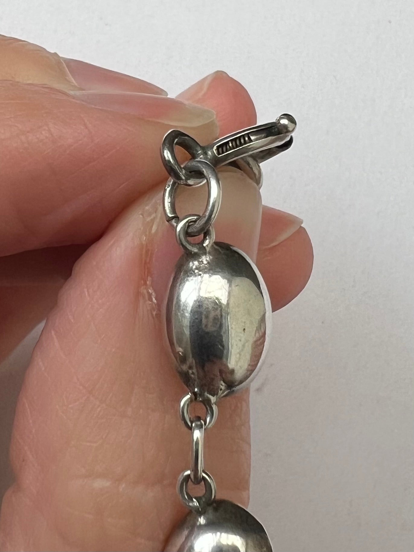 Georgian Paste Silver Pink Riviere Necklace