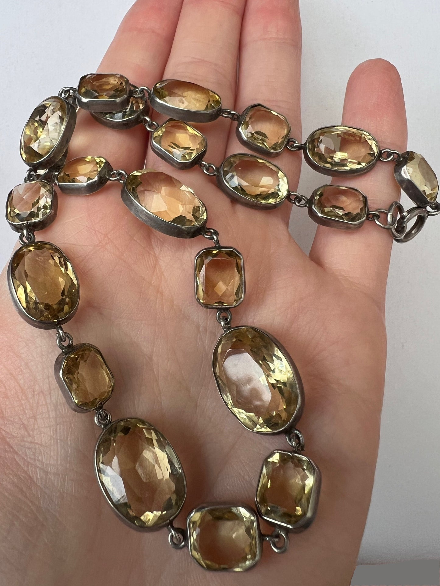 Citrine Riviere Gemstone Necklace or Perhaps 2 Bracelets?