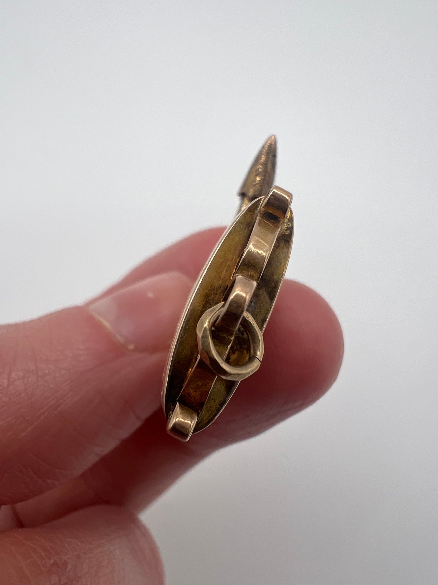 British Raj Victorian Gold Mounted Taxidermy Tiger Claw Trophy Pendant