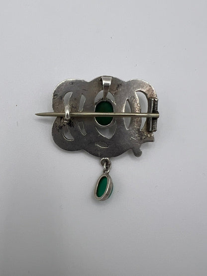 Dartford Diploma Badge Sometimes Attributed to Murrle Bennett Arts & Crafts Art Nouveau Brooch Pin