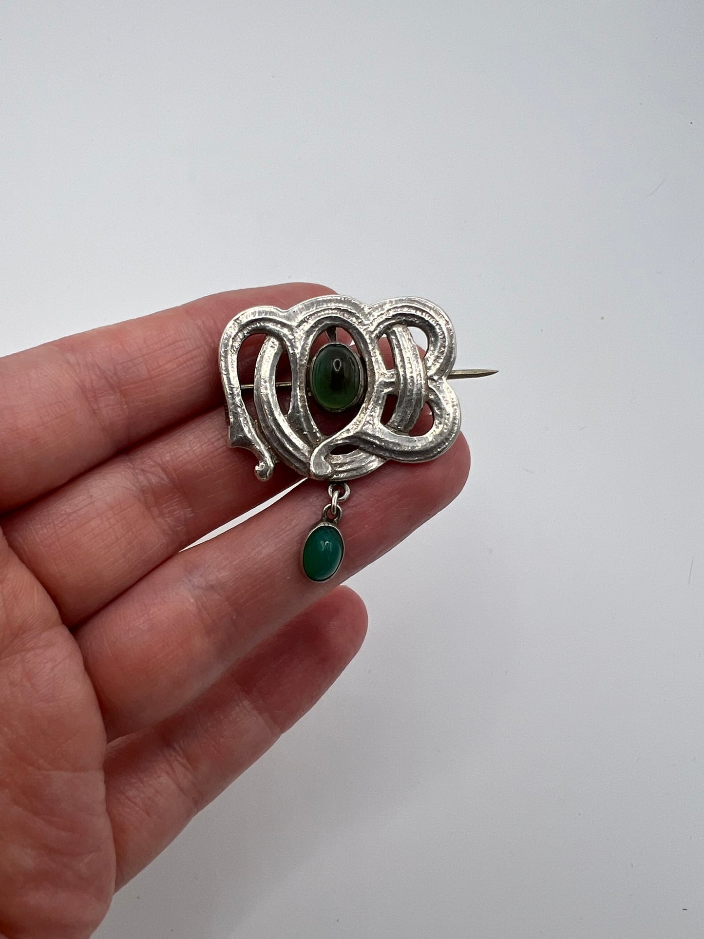 Dartford Diploma Badge Sometimes Attributed to Murrle Bennett Arts & Crafts Art Nouveau Brooch Pin