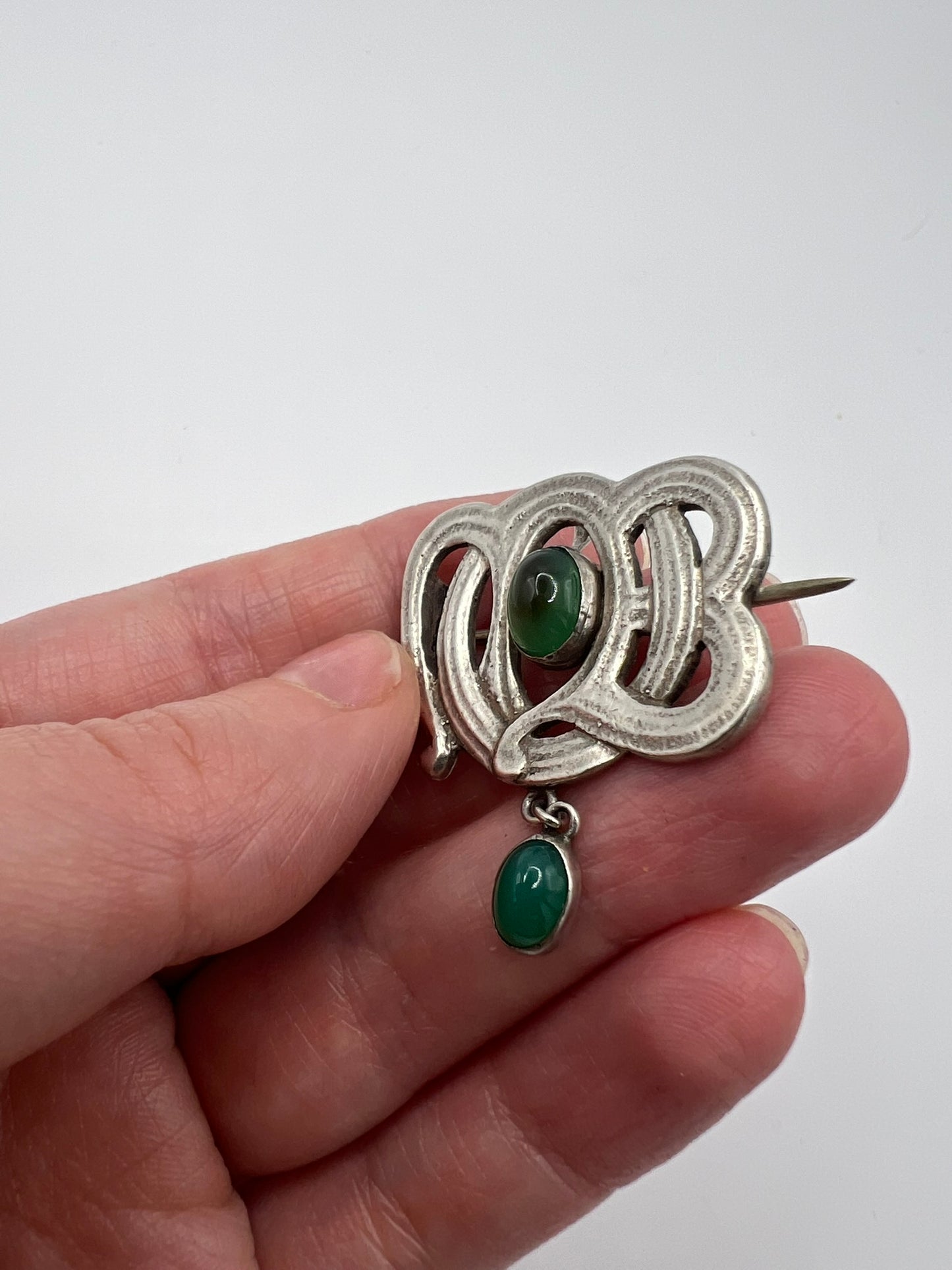 Dartford Diploma Badge Sometimes Attributed to Murrle Bennett Arts & Crafts Art Nouveau Brooch Pin